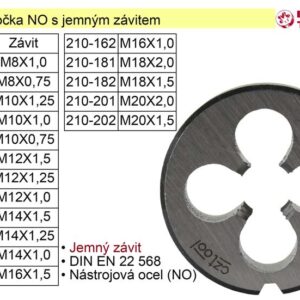 Závitové očko M14x1,0 NO jemný závit