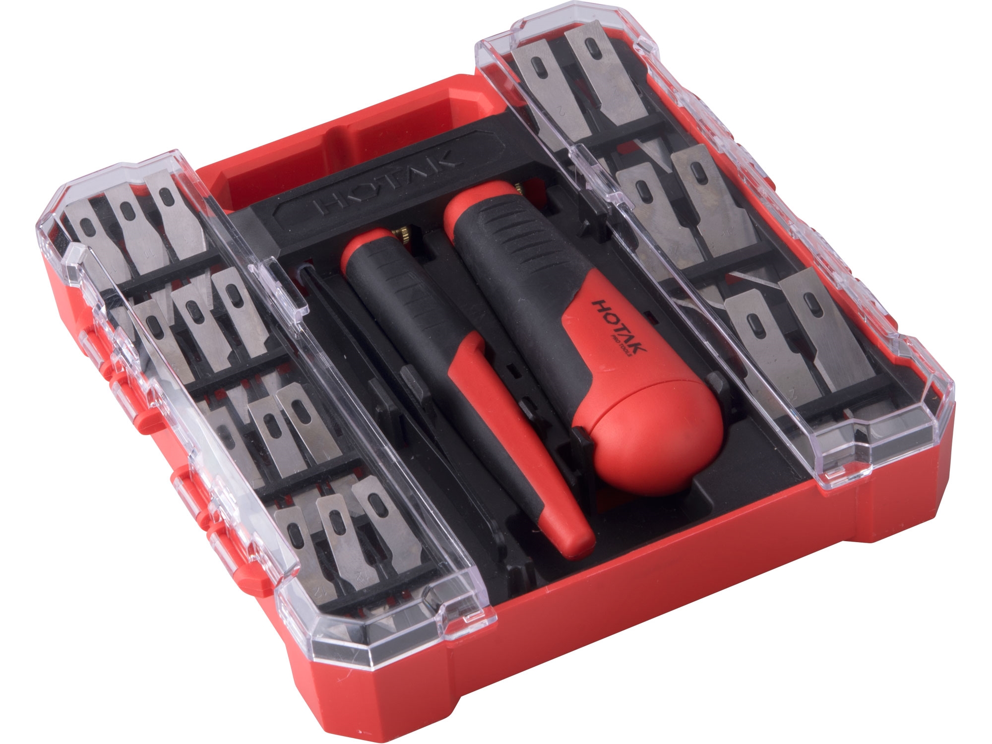 EXTOL PREMIUM nože vyřezávací, skalpel, sada 21ks s pinzetou 8855196 - Obrázek 2