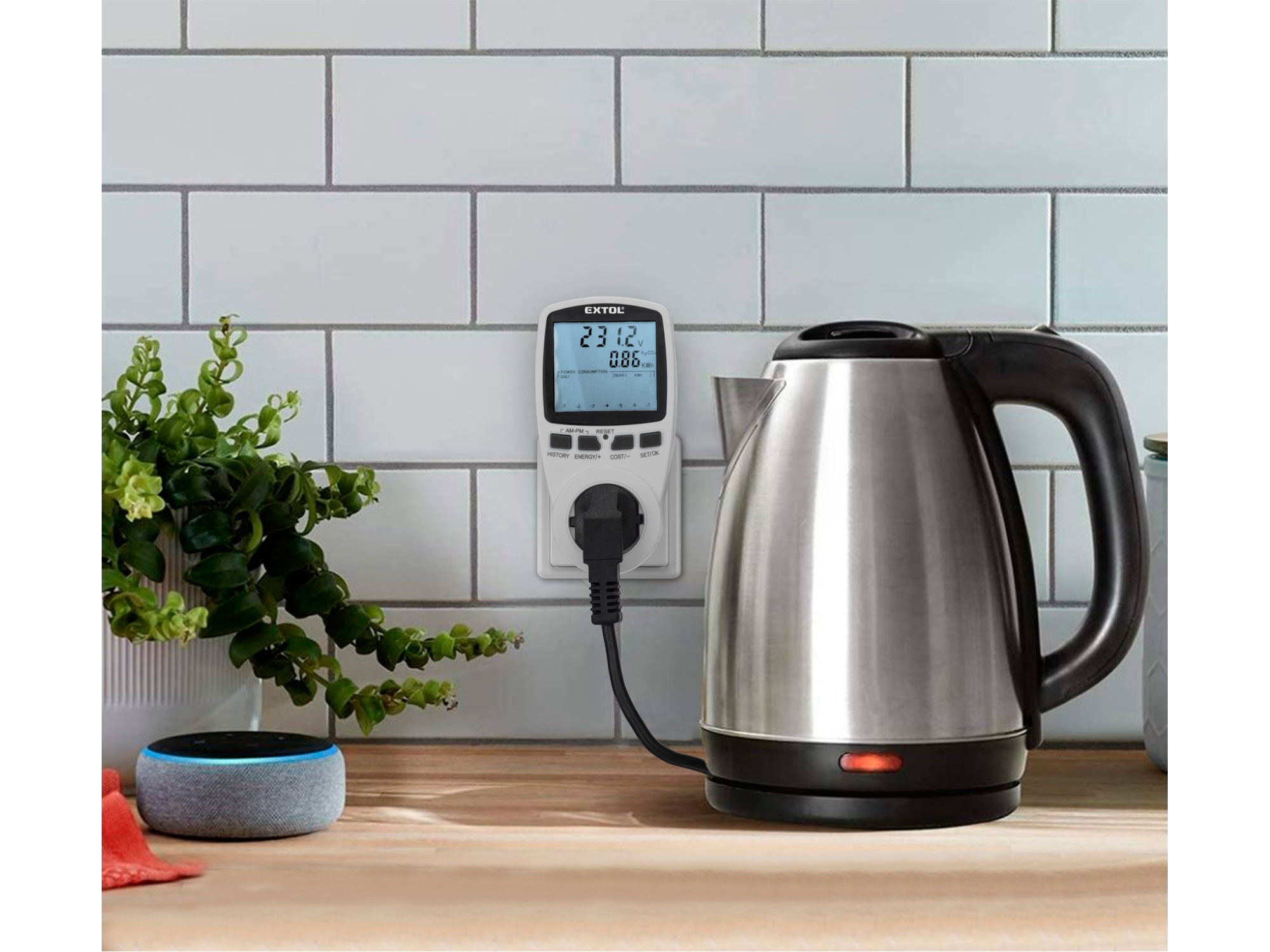 EXTOL PREMIUM Měřič spotřeby elektrické energie - wattmetr 8831260 - Obrázek 4