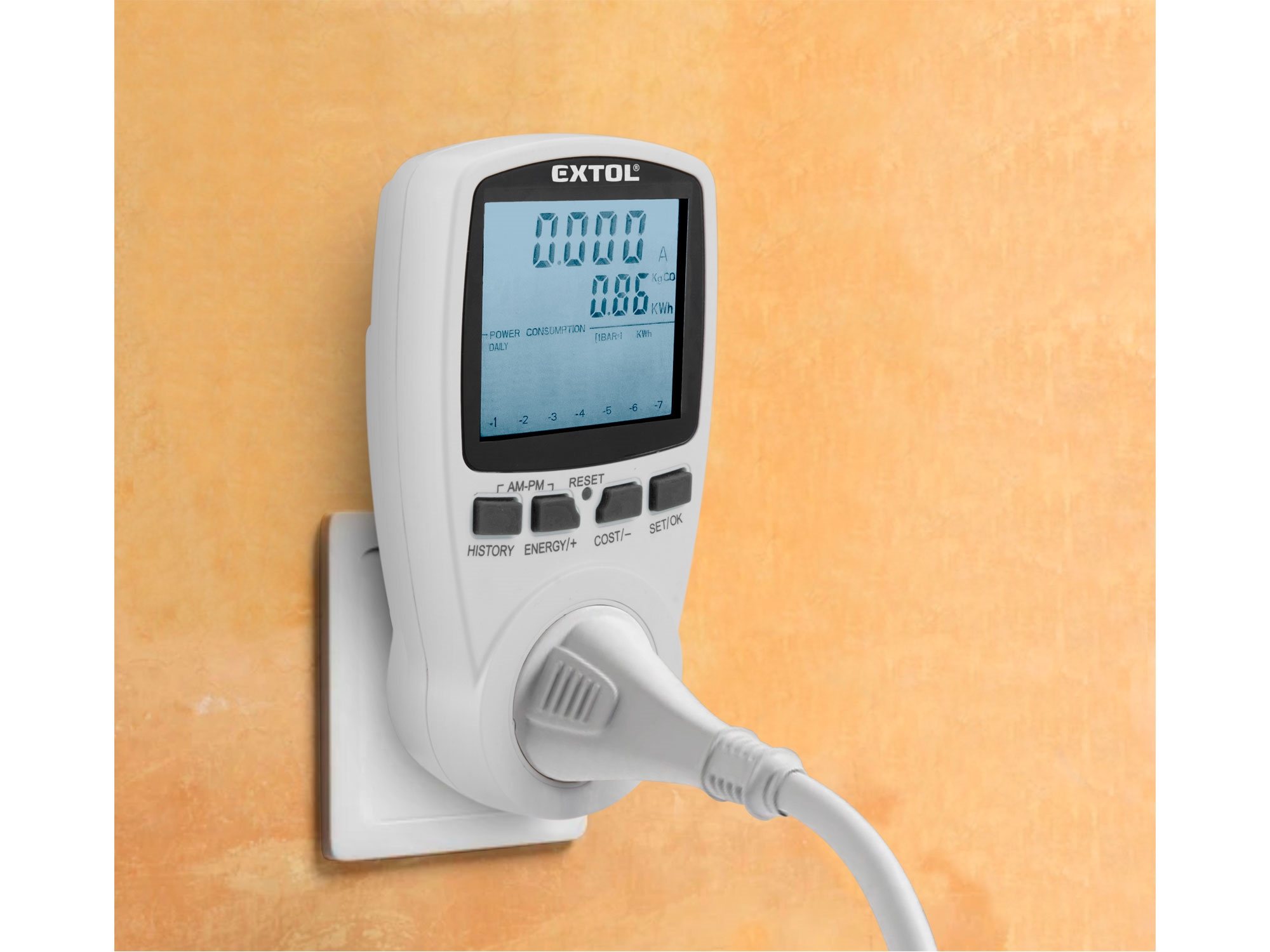 EXTOL PREMIUM Měřič spotřeby elektrické energie - wattmetr 8831260 - Obrázek 5