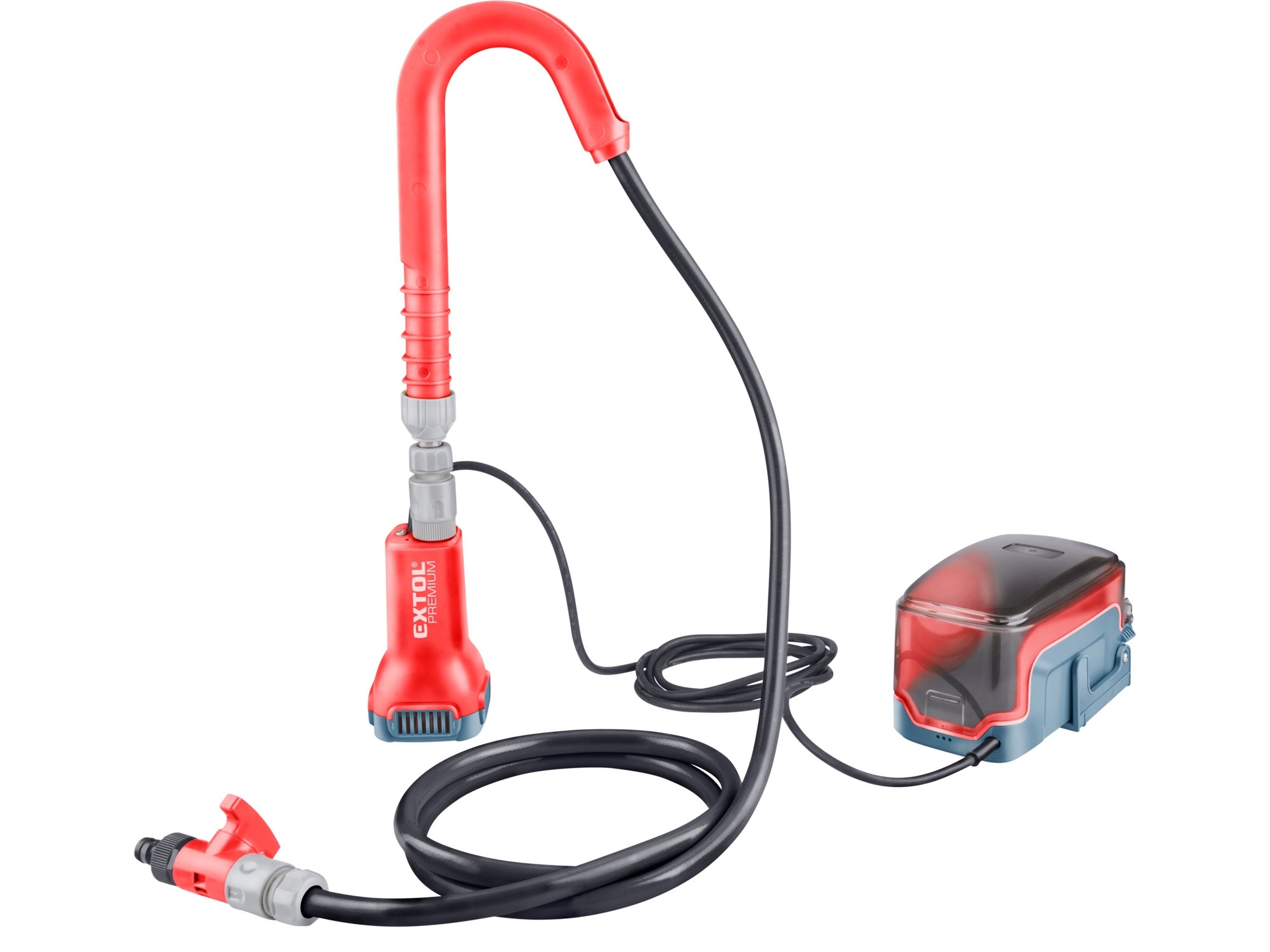 EXTOL PREMIUM Aku čerpadlo do sudu SHARE20V, bez baterie a nabíječky 8891931