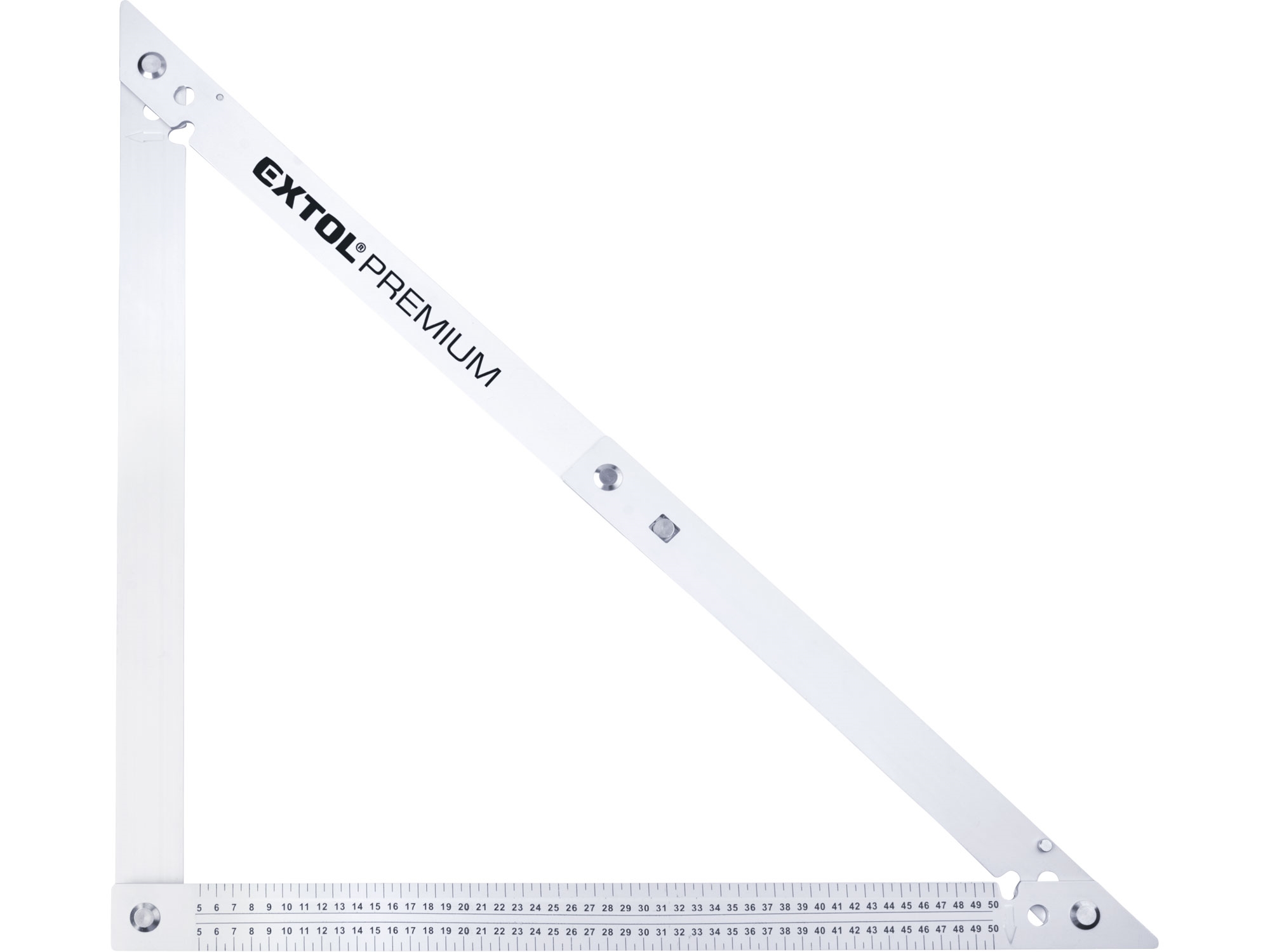 EXTOL PREMIUM Úhelník skládací 60x60cm, pouzdro