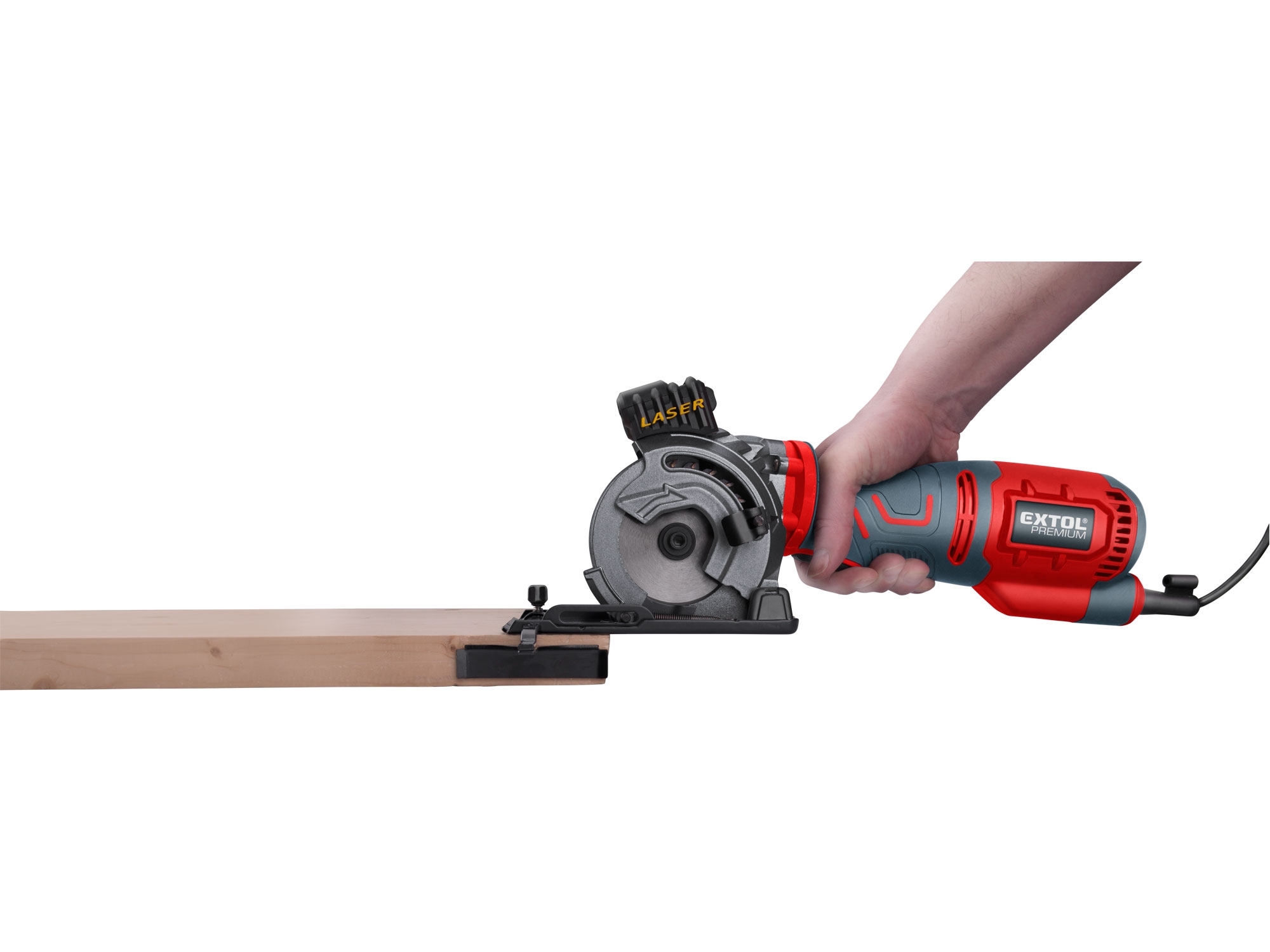 EXTOL PREMIUM pila kotoučová/řezačka s laserem, zanořovací, 89mm, 705W 8893023 - Obrázek 2