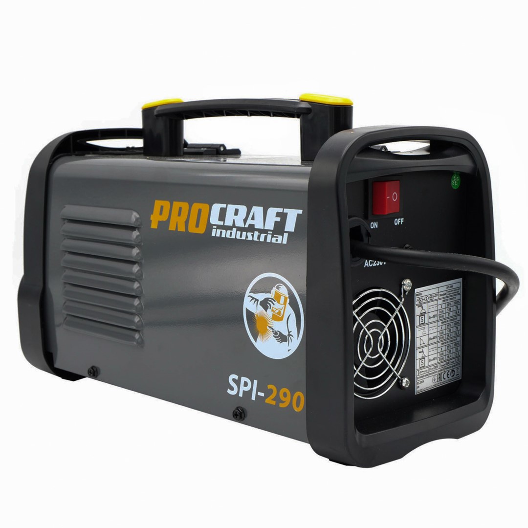PROCRAFT SPI-290 Kombinovaná invertorová svářečka 130A MMA/FLUX/TIG - Obrázek 2