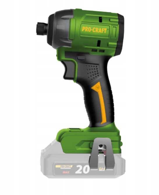 PROCRAFT PSS22 Aku rázový utahovák 1/4" 20V 220Nm, bezuhlíkový (bez baterie a nabíječky)