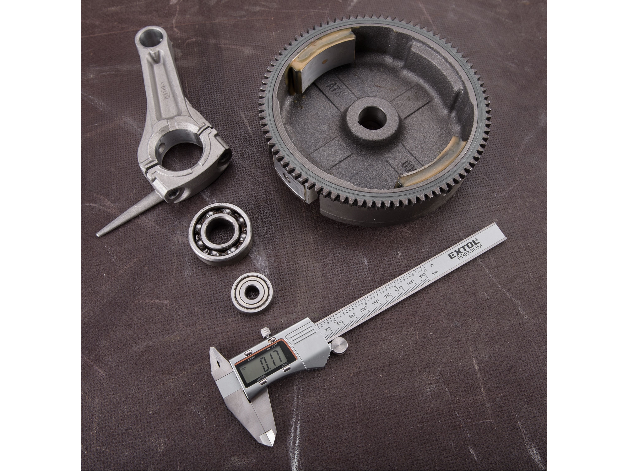 EXTOL PREMIUM měřítko posuvné digitální nerez , 0-150mm, podsvícení displeje - Obrázek 3