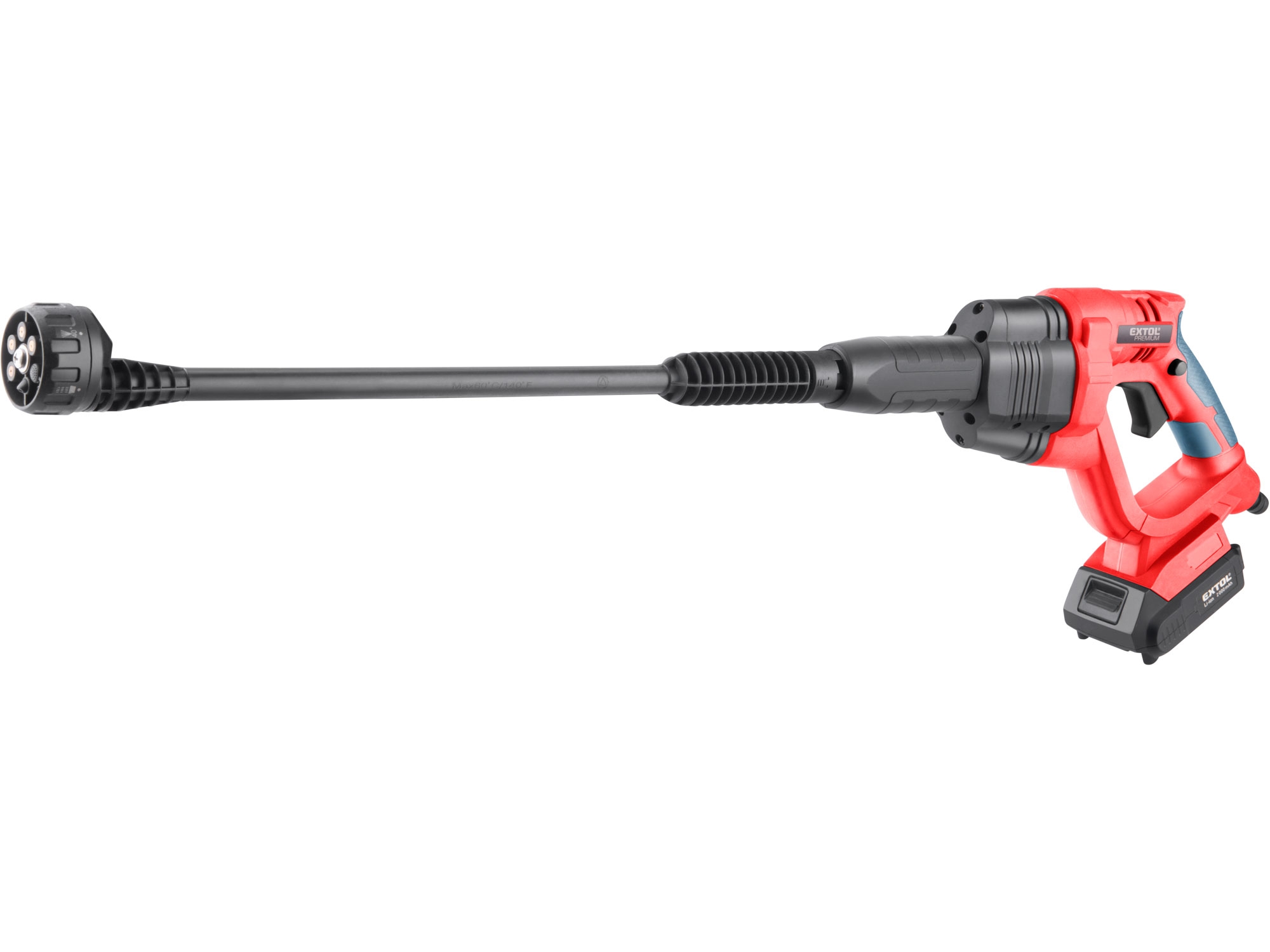 EXTOL PREMIUM čistič tlakový aku SHARE20V, 20V Li-ion, 2000mAh 8891858