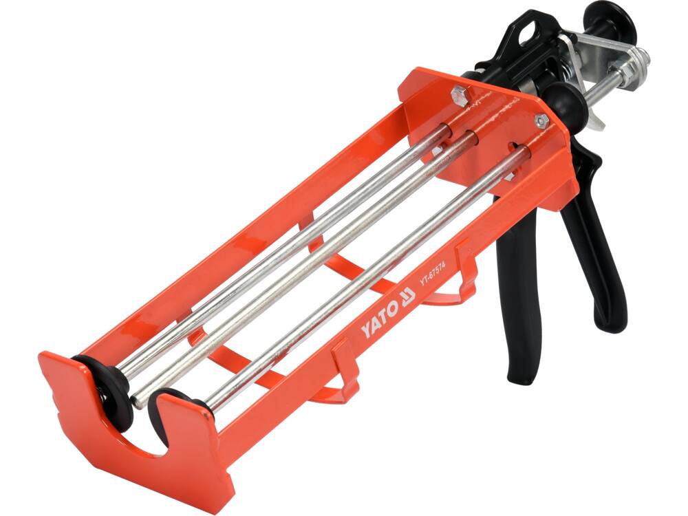 YATO Lis na kartuše dvojitý, pistole vytlačovací dvojitá, 2x400ml