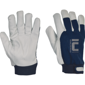 PELICAN BLUE WINTER zimní rukavice kozinka kombinované, suchý zip - velikost 9