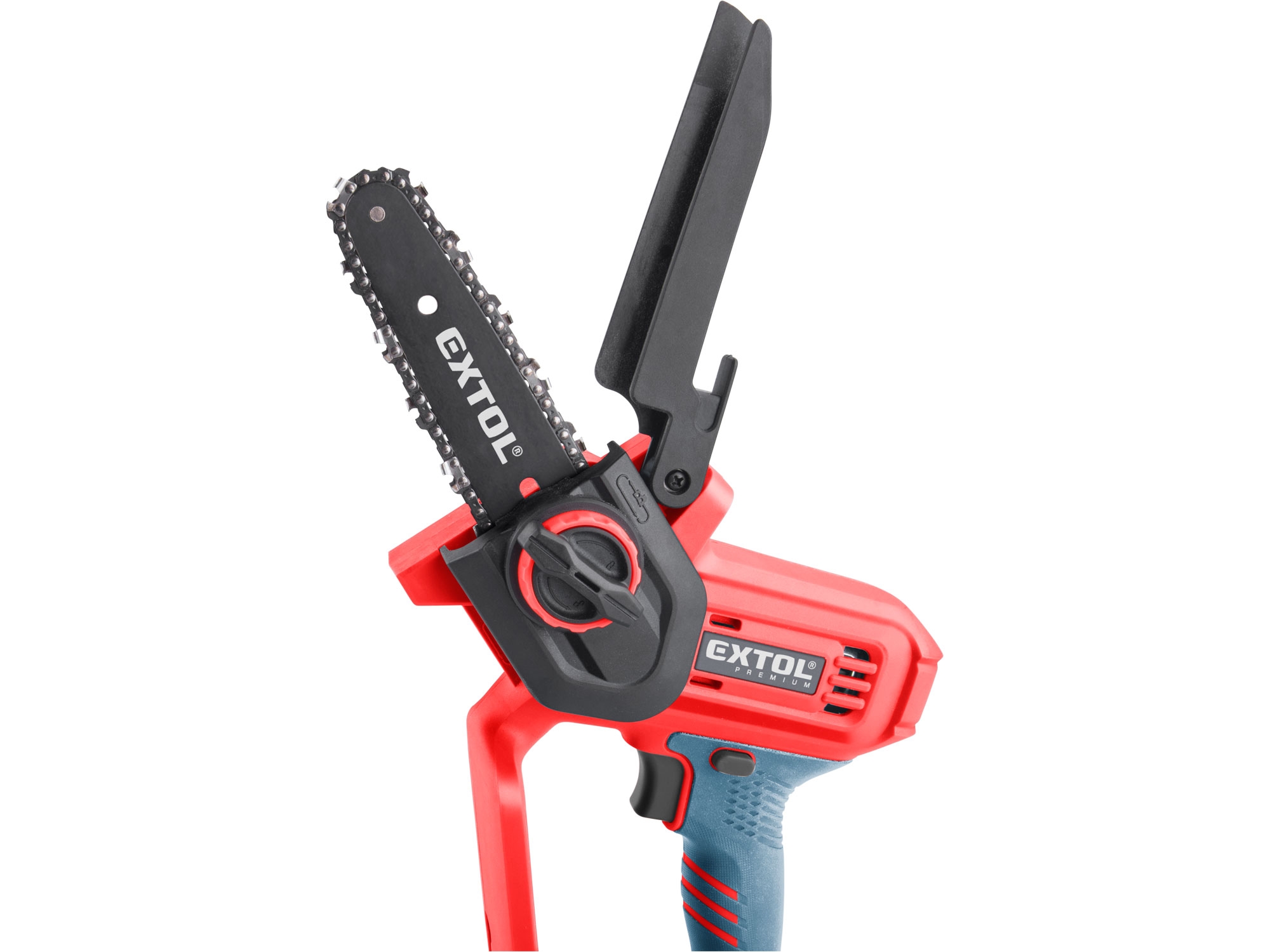 EXTOL PREMIUM pila řetězová aku jednoruční SHARE20V, 12cm, 20V Li-ion, 2Ah 8891922 - Obrázek 5