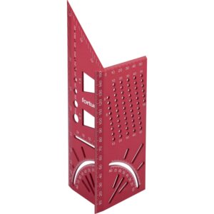 FORTUM úhelník truhlářský multifunkční, 3D víceúčelový, 215x72x63mm