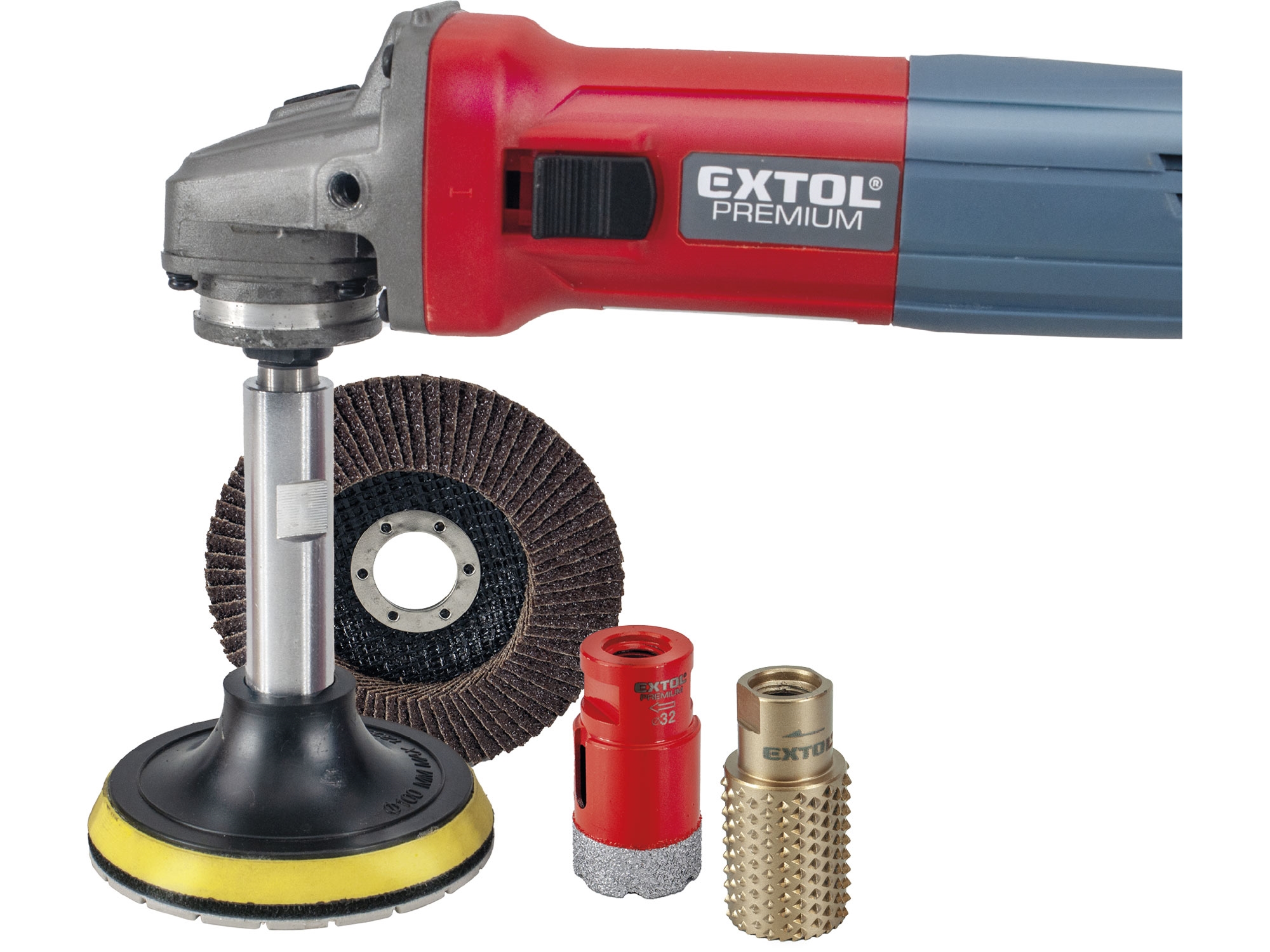 EXTOL PREMIUM Prodlužovací nástavec na úhlovou brusku 75mm - Obrázek 2