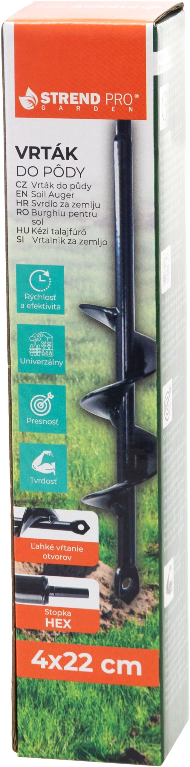 STREND PRO Zemní vrták na vrtačku 5x22cm - Obrázek 2