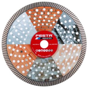 FESTA INDUSTRY Kotouč diamantový Turbo Extreme 230x2.6x22.2mm, beton, železobeton, cihla