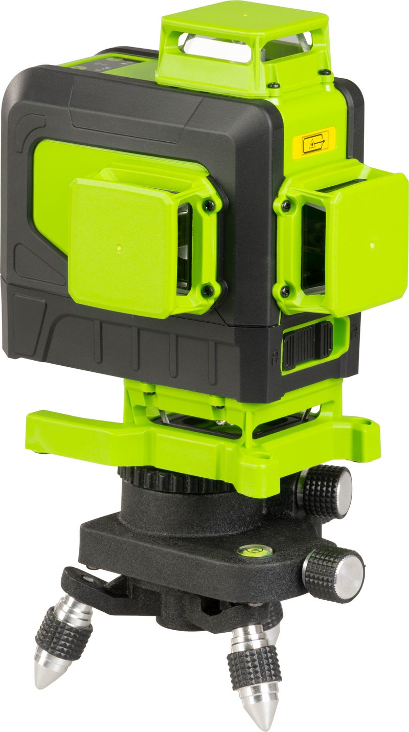 STREND PRO 904DG Křížový laser 3D 360° zelený paprsek, samonivelační, 30/50m, dál. ovladač - Obrázek 4