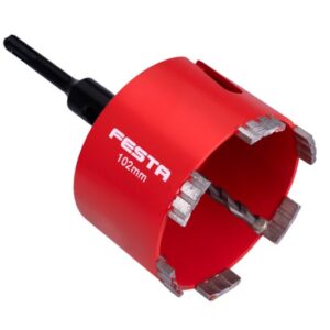 FESTA Korunka vrtací diamantová 102mm segmentová se stopkou SDS Plus, SDS+