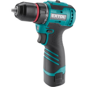 EXTOL INDUSTRIAL vrtací šroubovák aku, BRUSHLESS, 16V Li-ion, 2×2Ah 8791152