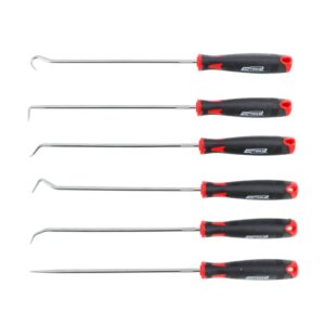 AWTOOLS Háčky s rukojetí, prodloužené 240mm, sada 6ks