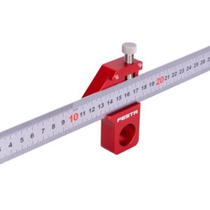 FESTA Měřítko nerez 300mm s magnetickým posuvným dorazem s úhly 90°/45°