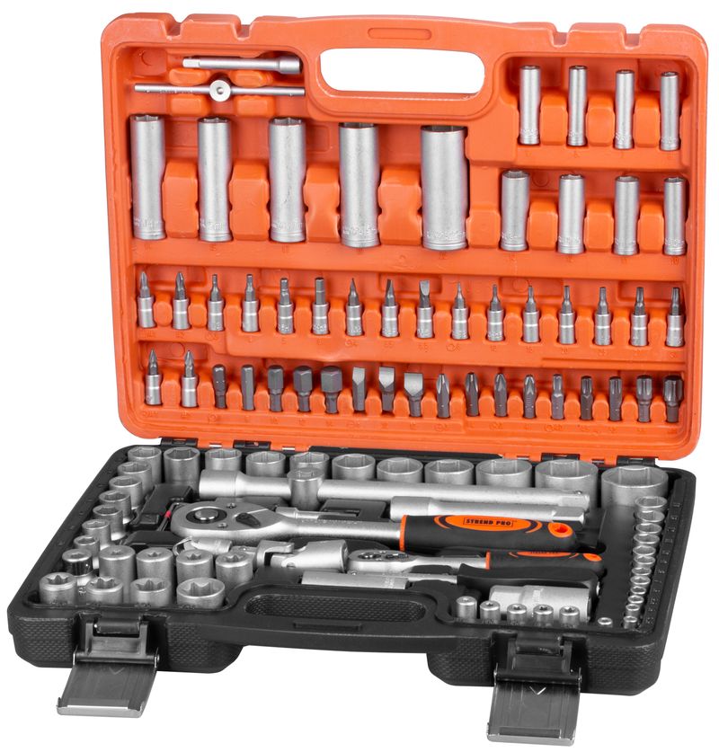 STREND PRO Gola sada 1/4" a 1/2", 108 ks, CrV
