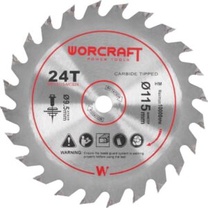 WORCRAFT Pilový kotouč 115x9.5mm, 24T pro aku pilu CMCS-S20LiB