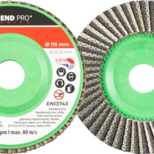 STREND PRO Diamantový brusný kotouč 115mm, P60, lamelový