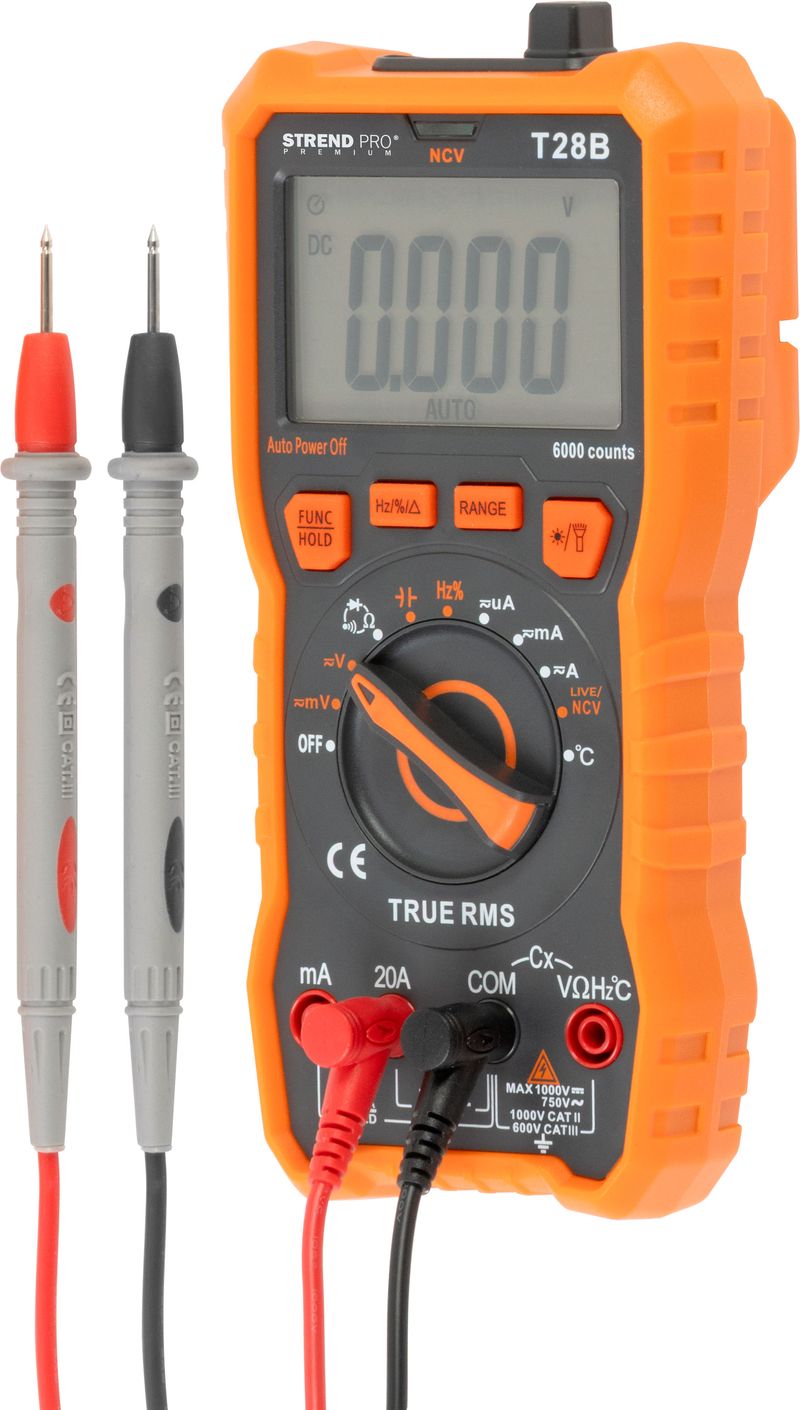 STREND PRO T28B digitální multimetr 1000A, 20A