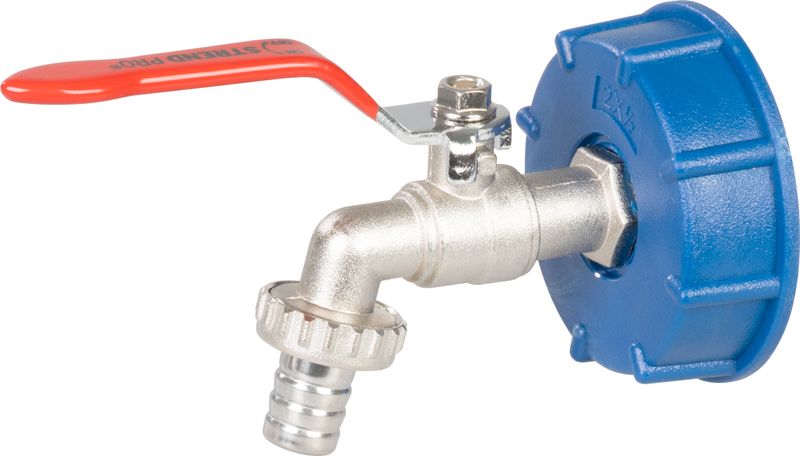 STREND PRO Kohout, ventil se závitem 3/4", výstup 3/4" , redukce na IBC nádrž 60mm