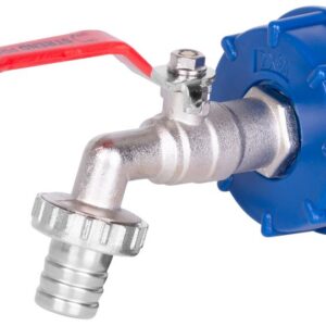 STREND PRO Kohout, ventil se závitem 3/4", výstup 3/4", redukce na IBC nádrž 60mm, Mosaz