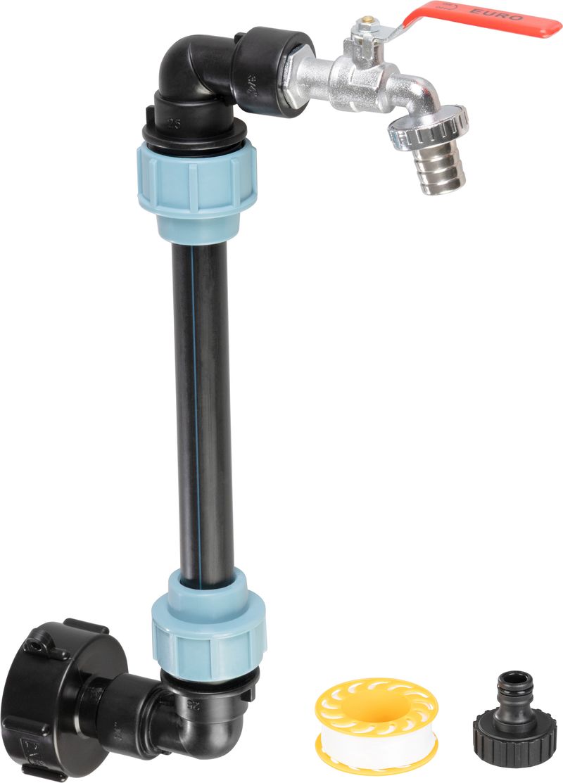 STREND PRO Sada-kohout, ventil 3/4" a plastová redukce na IBC nádrž 60mm s výpustí 3/4"
