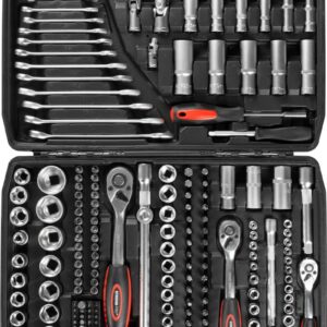 STREND PRO Gola sada 1/2", 3/8", 1/4" + příslušenství 216 ks